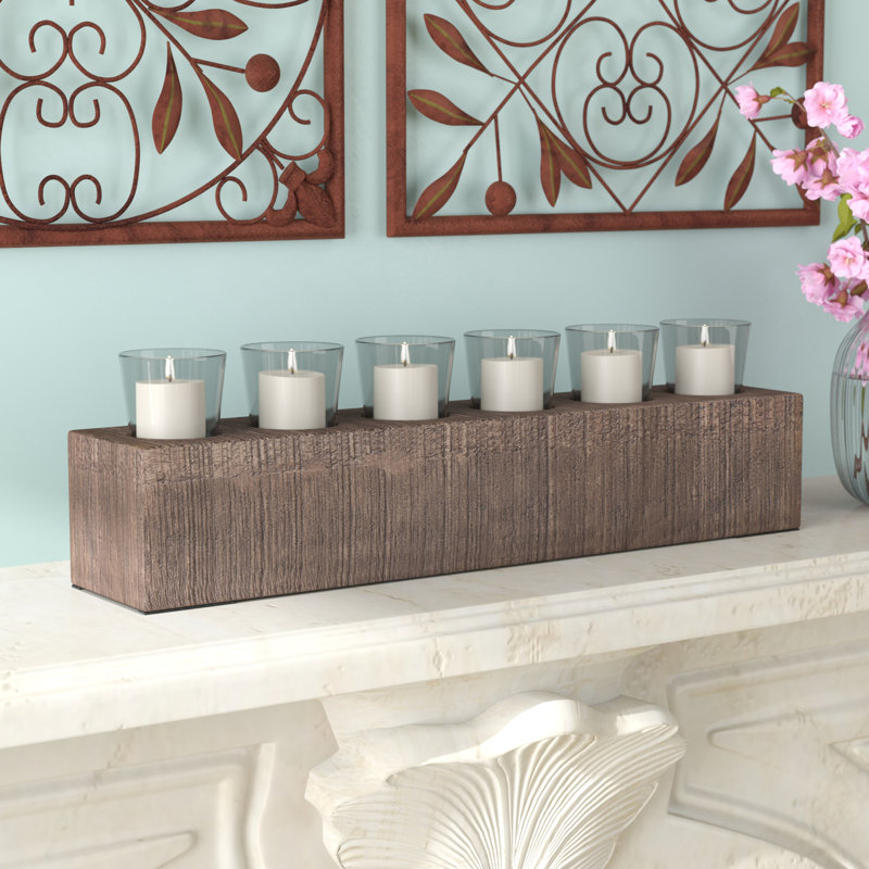 Bloomsbury Market Wood Votive Holder & Reviews Wayfair